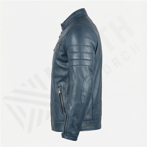 Chaqueta de Motociclista de Cuero Genuino para Hombre de la Mejor Calidad, Nueva Colección de Invierno, Chaquetas de Motocicleta con Protecciones Desmontables Personalizadas - Product Image 3