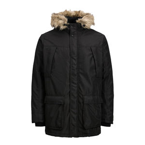 Chaqueta de Trabajo Impermeable de Lona para Hombre, con Cuello Alto y Capucha, para Invierno - Product Image 2