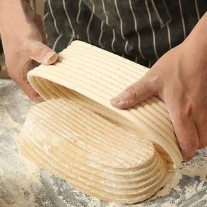Factory Direct Sale Oval Shape Rattan <b>Bread</b> Proofing <b>Basket</b> Handmade Cane Dough Rising <b>Basket</b> For Artisan Baking Kitchen Tool - Product Image 3