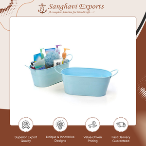 Macetas Decorativas de Metal para Jardín, Precio Atractivo, Venta al Por Mayor |   Bañeras Galvanizadas Redondas y Ovaladas para Botellas de Vino en Venta - Product Image 6