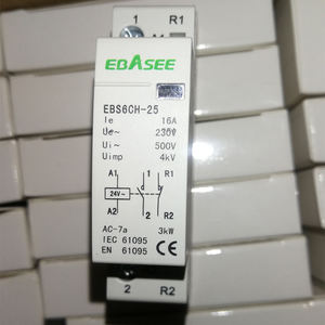 EBASEE หรือ OEM 1 <span class=keywords><strong>2</strong></span> 3 โมดูล คอนแทคเตอร์ขนาดเล็กแบบเงียบสำหรับใช้ในครัวเรือน 16A 20A 25A 32A 40A 63A - Product Image 5