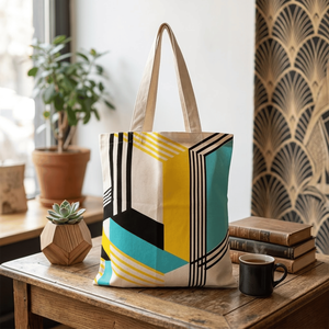 R.D. BAG HOUSE Bolso Tote de Algodón Estilo Bohemio |   Cadena de Borlas con Bordado Personalizado Ecológico |   Bolsos de Gran Capacidad y Ligeros para Mujer - Product Image 6