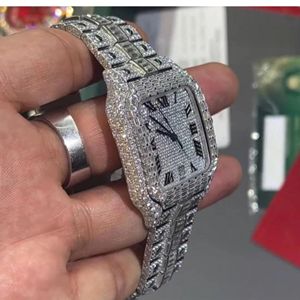 Fournisseur professionnel de montres en alliage avec diamant cultivé en laboratoire, carré 40 mm, pour hommes et cadeaux, prix d'usine, provenance Inde, style antique - Product Image 6