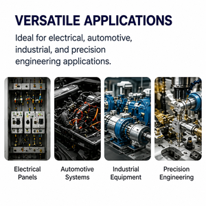 Connecteur fileté en acier inoxydable/laiton de qualité supérieure, usinage CNC personnalisé, brochage pour l'usinage de métaux résistants à la corrosion - Product Image 5