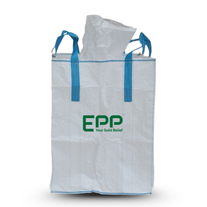 Bolsas Grandes FIBC de Plástico PP Transpirable, Populares al por Mayor, con Solapa Jumbo, 1000 kg, Bolsas a Granel Inflables, Forma Cuadrada, Tamaño Personalizado - Product Image 3