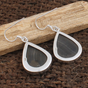 Pendientes de Plata de Ley 925 con Fluorita Natural en Forma de Corazón, Estilo Vintage, para Mujer, Joyería Fina, Regalo para Bodas y Fiestas - Product Image 5