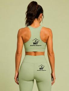 Nuevas llegadas: Sujetador deportivo para mujer de secado rápido, al por mayor, ecológico, ajustable, de alta calidad, de algodón/poliéster. - Product Image 1