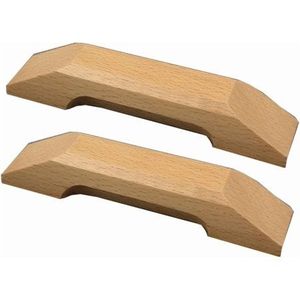 Juego de tiradores y pomos de madera hechos a mano, diseño moderno redondo, ligeros, para decoración de gabinetes de cocina, entrada, interior/exterior - Product Image 4