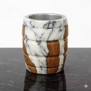 <b>Cone</b> Shape White Marble Eco-Friendly Religious <b>Incense</b> <b>Burner</b> Bakhoor Acacia Wood All-Season Home Party Use Creating Warm - Product Image 5