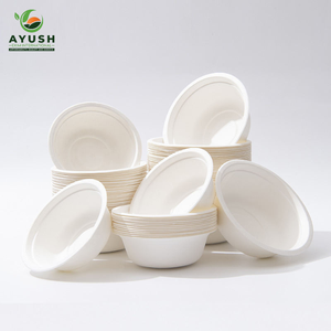 Platos y Tazones de Bagazo Aptos para Microondas para Despensas de Espacios de Co-working y Cocinas Compartidas - Product Image 5