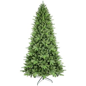 Albero di Natale Artificiale Verde da 180 cm, Rami Misti in PE/PVC, Base Pieghevole Premium con Cerniere, Decorazione Natalizia da Interno - Realistico - Product Image 1