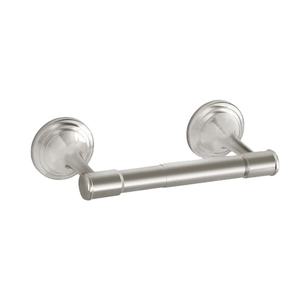 Porte-papier toilette mural moderne et écologique en acier inoxydable avec revêtement argenté pour la maison, l'hôtel et la salle de bain - Product Image 1