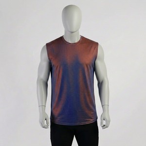 เสื้อกล้ามยูนิเซ็กซ์ผู้ชาย สีไล่ระดับ สำหรับออกกำลังกาย น้ำหนักเบา ระบายอากาศดี เสื้อกล้ามฤดูร้อน เสื้อผ้าลำลองสำหรับออกกำลังกาย - Product Image 5