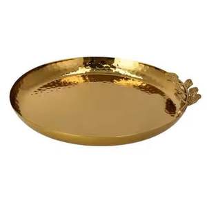 Blue White Marble Design Decorative Serving Tray with Gold Handles Wooden <b>Coffee</b> <b>Table</b> Tray Luxury Serving Platter Decor - Product Image 6