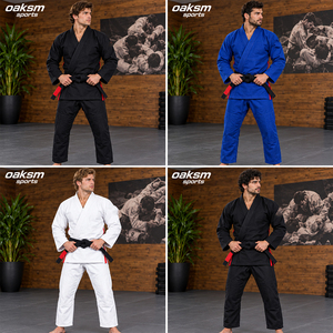 ชุดยิวยิตสูบราซิลน้ำหนักเบา ผ้าเพิร์ลวีฟ ชุดกิโมโน BJJ ปักลายปักแบบกำหนดเอง แพทช์ทอทุกสี ดำ ขาว A0-A3 - Product Image 5