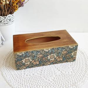 Portarrollos de Papel Compacto y Minimalista de Madera con Estampado Floral para Decoración del Hogar y Opción de Regalo, Venta al por Mayor desde India - Product Image 3
