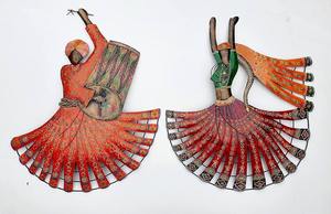 Escultura Decorativa Moderna para el Hogar y la Mesa, Estatua de Personas Bailando, Adorno de Bronce Dorado, Figura Decorativa para Mesa - Product Image 5