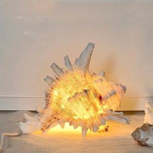 Sea shell lamp excellent quality seashell lamps large decor <b>night</b> <b>light</b> made of ocean shells - Product Image 3