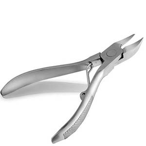 Coupe-ongles professionnels Mertz en acier inoxydable, lame courbée, ouverture large (5 mm), pointe acérée, durables pour les ongles des doigts des adultes - Product Image 1