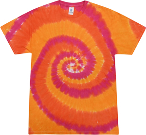 Koloa <b>Tie</b> <b>Dye</b> Crew Neck <b>T</b>-<b>Shirt</b> Short Sleeve Regular Fit Unisex 100% Cotton Spring Summer Casual Jersey Fabric - Product Image 6