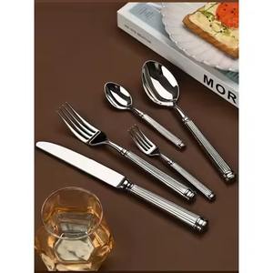 Ensemble de couverts en acier inoxydable de qualité supérieure, couverts professionnels pour la cuisine, pour hôtel - Product Image 5