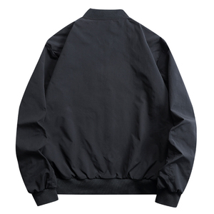 SELF INDUSTRIES Hooded Breathable Polyester Quilted Bomber Jacket Lightweight Warm Casual Zip-Up Stand Collar Men's <b>Winter</b> - Product Image 5