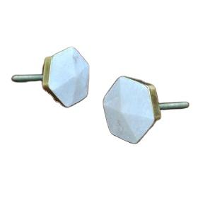 Poignée pour armoire bouton de tiroir Love Style marbre décoratif cuisine poli à la main indien pierre laiton porte tirer meubles - Product Image 6