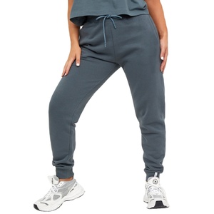 Conjunto de pantalones de chándal para mujer, ropa de calle personalizada de dos piezas, de lana, de algodón, para correr, informal, venta al por mayor - Product Image 2