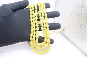 Perles de saphir jaune naturel facettées en forme de goutte 4-8 mm, brins de 18 pouces, pierres précieuses naturelles pour la création de bijoux à prix de gros - Product Image 5