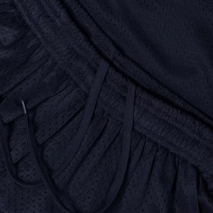 <b>Men</b> Solid Color Polyester Mesh Shorts Regular Fit Breathable Swim <b>Trunk</b> Navy Blue - Product Image 5