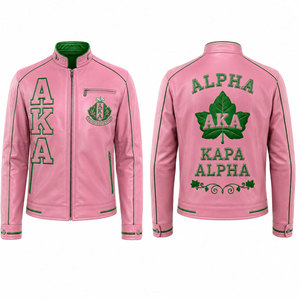 Chaqueta de Cuero Cálida Inspirada en el Estilo Griego Alpha para Hombre, Chaqueta de Cuero Informal de Estilo Griego Alpha para Hombre - Product Image 1