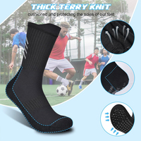 Calcetines Deportivos Juveniles Personalizados para Uniformes de Equipo, Calcetines de Fútbol con Agarre en la Parte Inferior de Spandex/Nylon, Logotipo de Marca, Venta al Por Mayor, Primavera