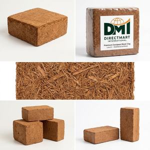 Low EC Cocopeat <b>Block</b> For Indoor Plants - 5kg Batch Tested Coco Peat Retail Garden India - Product Image 2