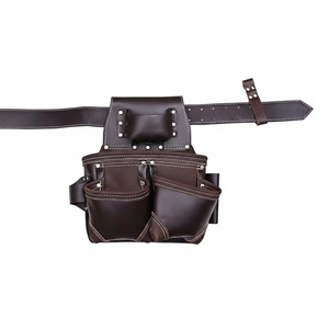 Ceinture à outils en cuir véritable de qualité supérieure, personnalisée, pour la construction, vente en gros - Product Image 6