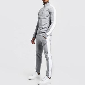Ensemble de survêtement pour homme, style le plus récent, 2 pièces, coupe ajustée, rayures personnalisées, jogging, taille plus, coupe-vent, respirant, automne, écologique - Product Image 1
