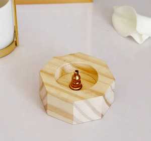 New Style Wooden Wood Pattern Bakhoor Wedding Religious Aromatic Fragrance Durable Wood Incense <b>Burner</b> Stick Holder - Product Image 4