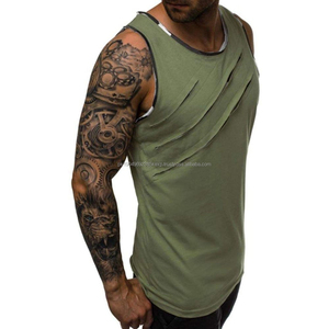 Débardeur de sport pour homme sur mesure en 3D, vêtements de sport respirants, anti-UV, séchage rapide, 100% coton - Product Image 3