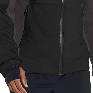 Wholesale <b>Hooded</b> Men's Winter Softshell <b>Jacket</b> Waterproof Durable Breathable Outdoor Apparel - Product Image 6