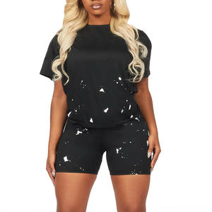 Ensemble t-shirt et short élégant pour femme, yoga, détente, entraînement, fitness, logo personnalisé, vêtements professionnels - Product Image 3