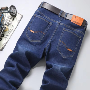 Spring/Summer New Loose-fitting Straight-leg Business Casual Versatile <b>Work</b> Stretch Men's <b>Jeans</b> 5.0 (1 review) 8 s - Product Image 6