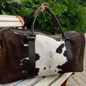 Sacs de voyage en cuir de vachette de qualité supérieure, sacs à cheveux, sacs de voyage personnalisés, fournisseur OEM, export, vente en gros à prix de gros - Product Image 4