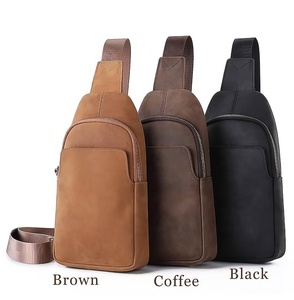 Bolsa de Pecho de Cuero Genuino, Diseño Moderno, Resistente, para Uso Diario, Cálida, a Prueba de Viento, Elegante, Venta al Por Mayor - Product Image 2