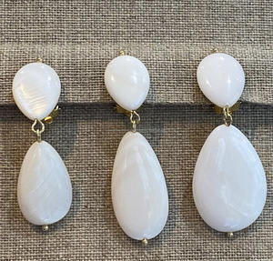 Nouvelle résine incrustation coeur forme boucles d'oreilles goutte flambant neuf déclaration acrylique Lucite boucles d'oreilles femmes mode - Product Image 2