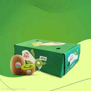High on Demanded Kiwi Fruit Corrugated <b>Cardboard</b> <b>Box</b> with Easy to <b>Storage</b> for Easy Transport and Freshness Preservation - Product Image 1