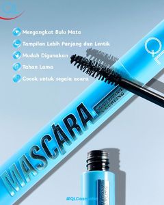 QL Waterproof & Curling <b>Mascara</b> 8mL - Product Image 3