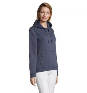 Custom Embroidery Logo Solid <b>Drop</b> Shoulder Drawstring High Quality Plain Blank Crop Hoodies For Women - Product Image 3