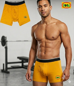 Calzoncillos bóxer personalizables de punto con estampado OEM, de poliéster/algodón, para hombre, de cintura media, casuales, transpirables, de secado rápido y antibacterianos. - Product Image 6