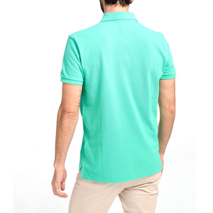 เสื้อยืดผู้ชายคุณภาพสูง ผลิตโดยโรงงานแฟชั่น OEM สีสันหลากหลาย ผ้าฝ้าย ไซส์ใหญ่ เสื้อโปโล ดีไซน์ล่าสุดสำหรับผู้ชาย - Product Image 3