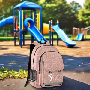 Popular Pakistani Factory's Glitter <b>Backpack</b> for Kids School Bag with Polyester Zipper Panelled Design <b>Cheap</b> Price - Product Image 1