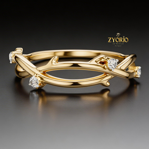 Anillo de Plata de Ley 925 con Diamantes de Laboratorio, Diseño de Vid Retorcida, Inspirado en la Naturaleza, para Mujer - Product Image 5